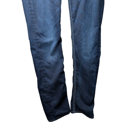 Silver Jeans Co Womens Straight Leg Jeans W29 L32 Blue Denim Western Glove Works - Picture 3 of 9